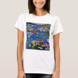 T-shirt Lys d'eau Claude Monet<br><div class="desc">Water Lys peint par Claude Monet en 1916.</div>