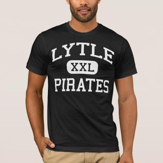 T-shirt Lytle - pirates - lycée de Lytle - Lytle le Texas (Devant)