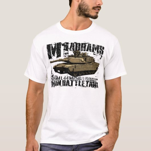 T-shirt M1A2 Abrams (Devant)