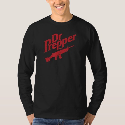T-shirt M249 Lmg Accessoires Machine Gun Tactical Rifle Di (Devant)