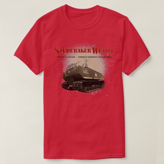 T-shirt M29 Studebaker Weasel  (Design devant)