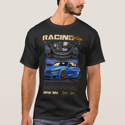 T-shirt M3 F80 Racing (Devant)