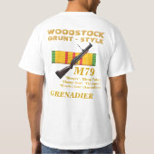 T-shirt M-79 grenadier - chemise de Grognement-Style de (Dos)