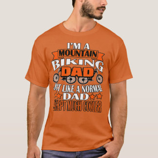 T-shirt m A VTT Papa Vélo Vélo Amant 1