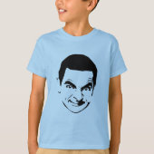 T-shirt M. Bean Face Stencil Pop Art (Devant)