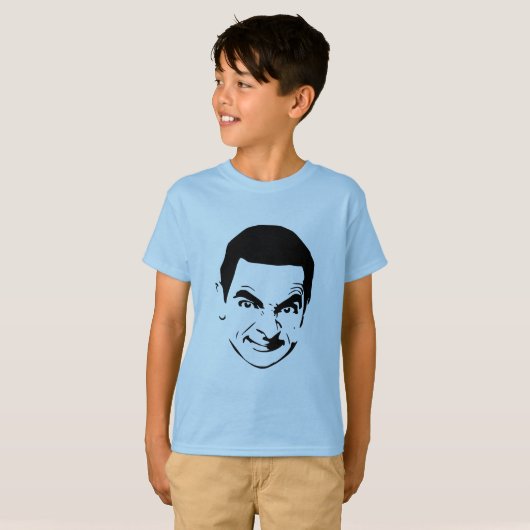 T-shirt M. Bean Face Stencil Pop Art (Devant entier)