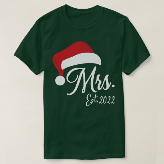 T-shirt M. Claus et Mme Claus Est  (Design devant)