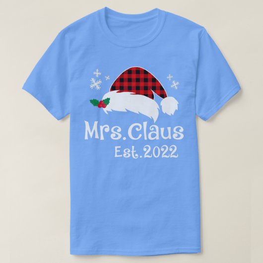 T-shirt M. Claus et Mme Claus Est (Design devant)