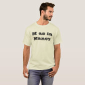 T-shirt M comme dans Mancy (Devant entier)