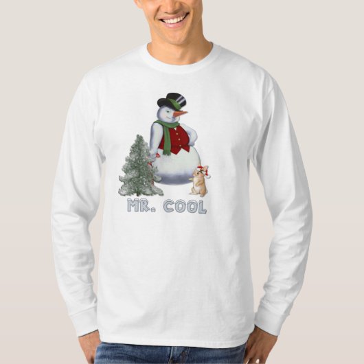 T-shirt M. Cool - Snowman (Devant)
