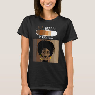 T-shirt M D Diplôme De Médecine En Cours Étudiant En Médec