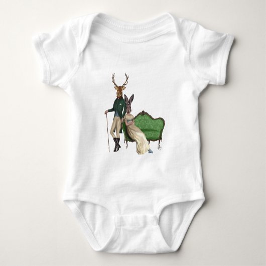 T-shirt M. Deer et Mme Rabbit 2 (Devant)