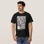 T-shirt M. Emptyful, dessin à l'encre (Devant entier)