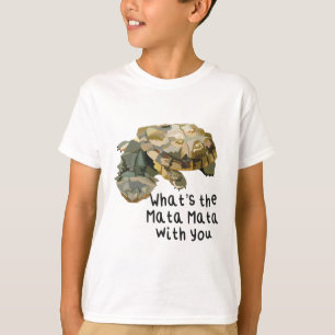 T-shirt M est pour Mata Mata Turtle