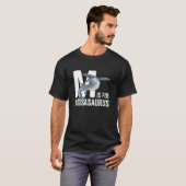 T-shirt M Est Pour Mosasaurus (Devant entier)