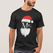 T-shirt M. et Mme Claus Couples Matching Christmas Pajama (Devant)