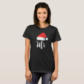 T-shirt M. Et Mme Clause Couples Correspondant À Noël Père (Devant entier)