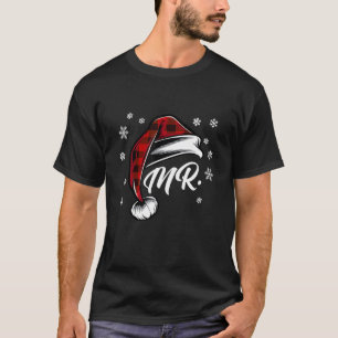 T-shirt M. et Mme Santa Claus Couples de Noël correspondan