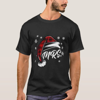 T-shirt M. Et Mme Santa Claus Couples De Noël Qui Correspo