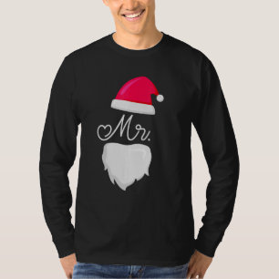 T-shirt M. Et Mme Santa Claus Couples De Pyjamas Correspon