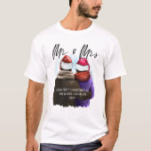 T-shirt M. et Mme Script couples chrétiens (Devant)