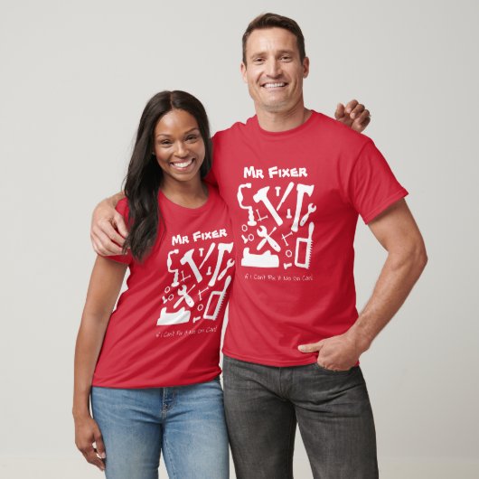 T-shirt M. Fixer Handyman Outils Drôle Slogan (Unisexe)