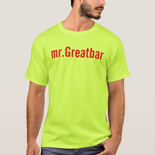 T-shirt m. Greatbar (Devant)