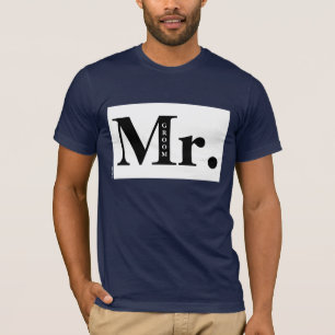 T-shirt M. Groom Grand contraste Noir et blanc Minimaliste