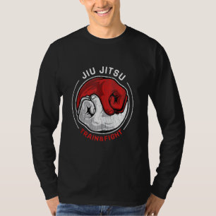 T-shirt M Ial Jiu Jitsu Retro Train Fist Yin Yang