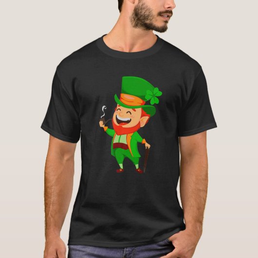 T-shirt M. Leprechaun Irlandais Clover St Patrick's Day Gr (Devant)