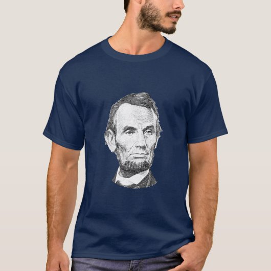 T-shirt M. Lincoln -- Le président de l'Amérique (Devant)