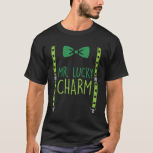 T-shirt M. Lucky Charm Suspenders St Patrick's Day Boys Ki