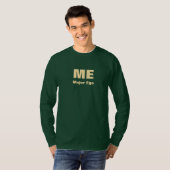 T-shirt M / Major Ego Mens Logo Dr Green Long Sleeve (Devant entier)