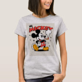 T-shirt m. mickey live (Devant)