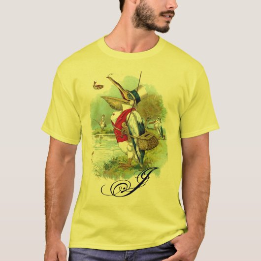 T-SHIRT M. PELICAN FISHING MONOGRAM (Devant)