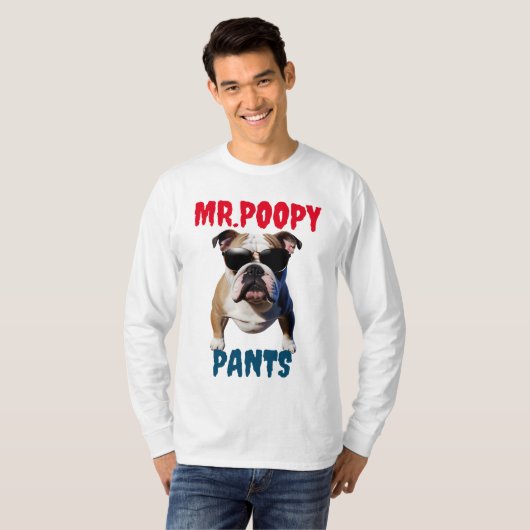 T-shirt M. Poopy Pants (Devant entier)