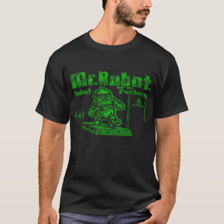 T-shirt M. Robot et son usine robotisée