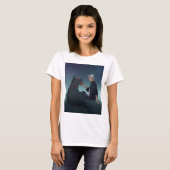 T-shirt M&S Simon et Peaches - Art de Mona Finden (Devant entier)