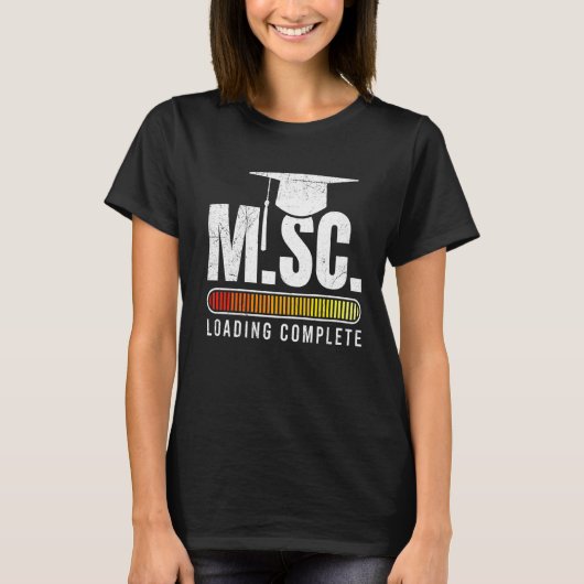 T-shirt M Sc loading Master Master Master Master Science 1 (Devant)