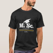 T-shirt M Sc loading Master s master Master of Science (Devant)