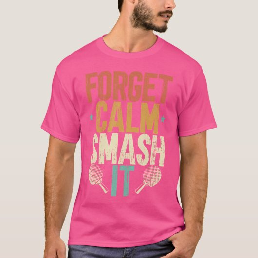T-shirt M. Smash Ping Pong Master Paddle Sport Player Tabl (Devant)