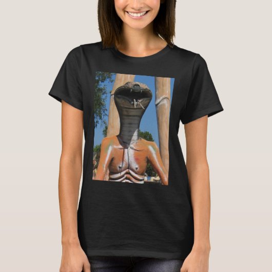 T-shirt M. Snake AKA Cobra Head ... Enfer bouddhiste (Devant)