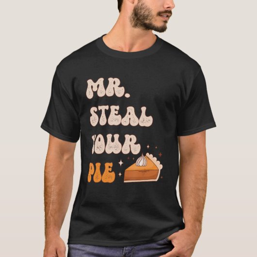 T-shirt M. Steal Your Pie Retro Thanksgiving Toddlers Enfa (Devant)
