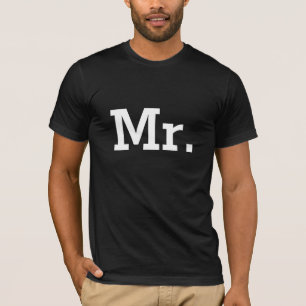 T-shirt M.T-shirts pour le marié et le mari