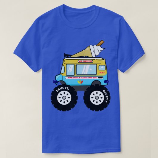 T-shirt M. Whippe Monster Camion (Design devant)