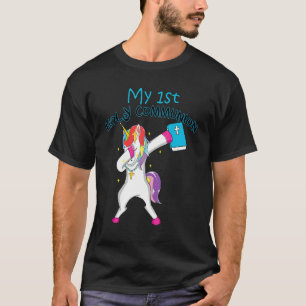 T-shirt Ma 1ère Sainte Communion Église Catholique École d