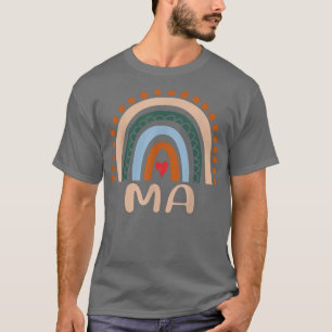 T-shirt MA Arc-en-ciel Grand-mère mignonne Fête des mères