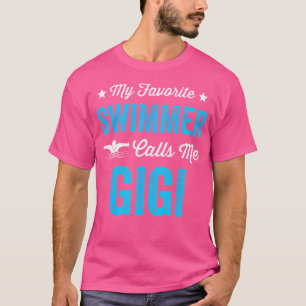 T-shirt Ma Baigneuse Favorite M'Appelle Gigi Funny Swimmin