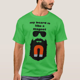 T-shirt Ma Barbe Est Comme Un Aimant