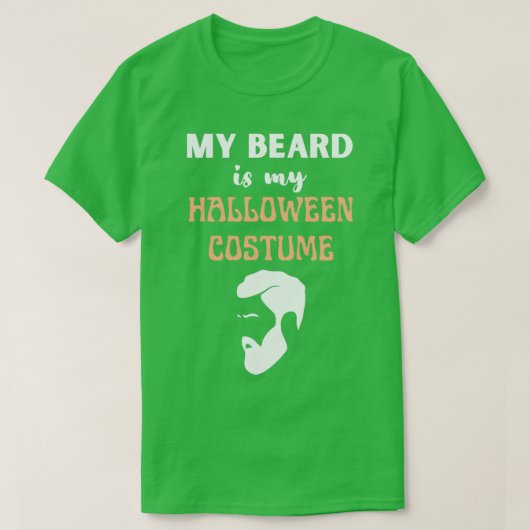 T-shirt Ma Barbe Est Mon Costume Halloween 32 (Design devant)